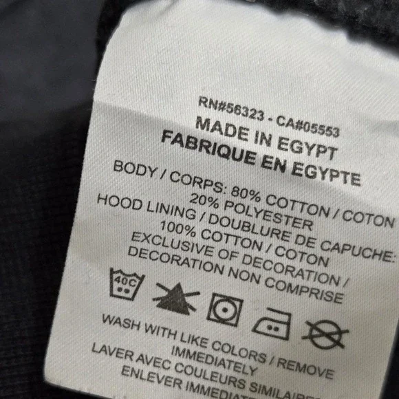 Nike Hoodie Mens Pullover Black Center Swoosh Small Logo Athletic Sweatshirt